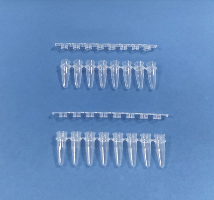 8 strip pcr tubes flat strip caps